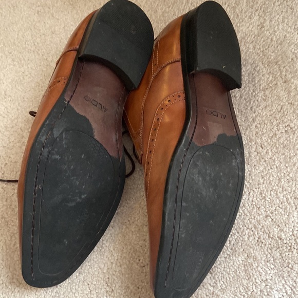 Aldo Mens brown dress shoe size 13 - Picture 2 of 4